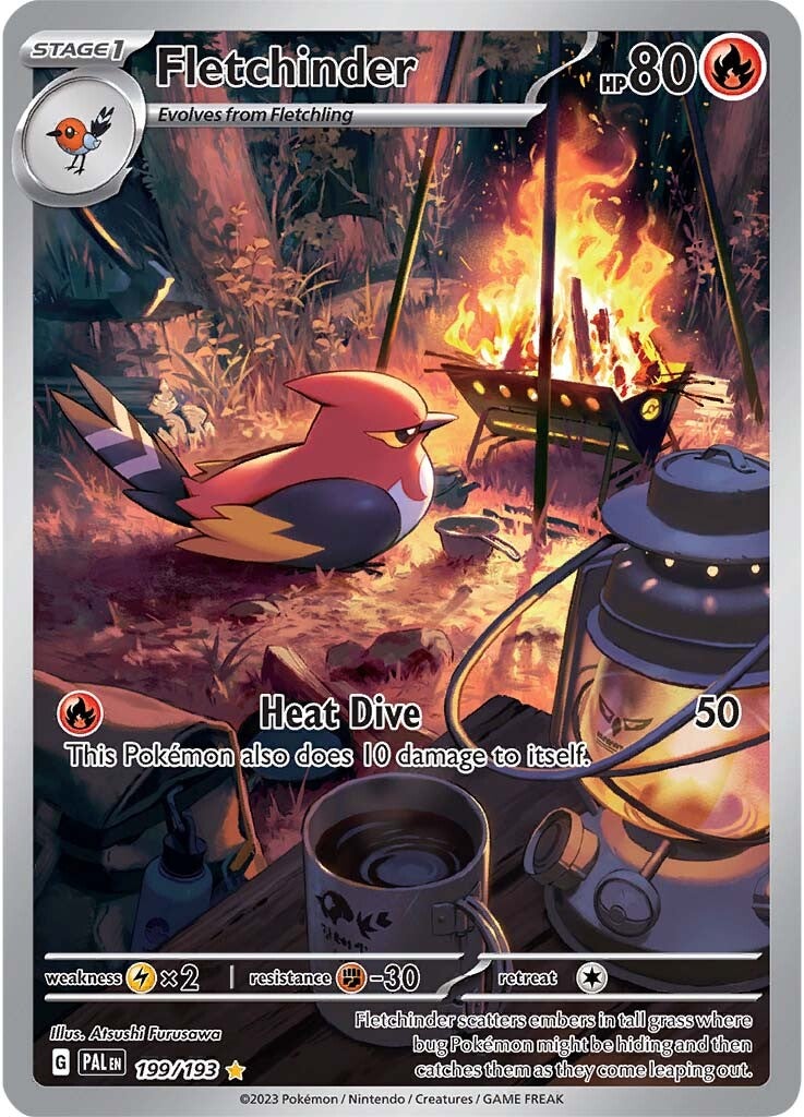 Fletchinder (199/193) [Scarlet & Violet: Paldea Evolved] | Card Citadel