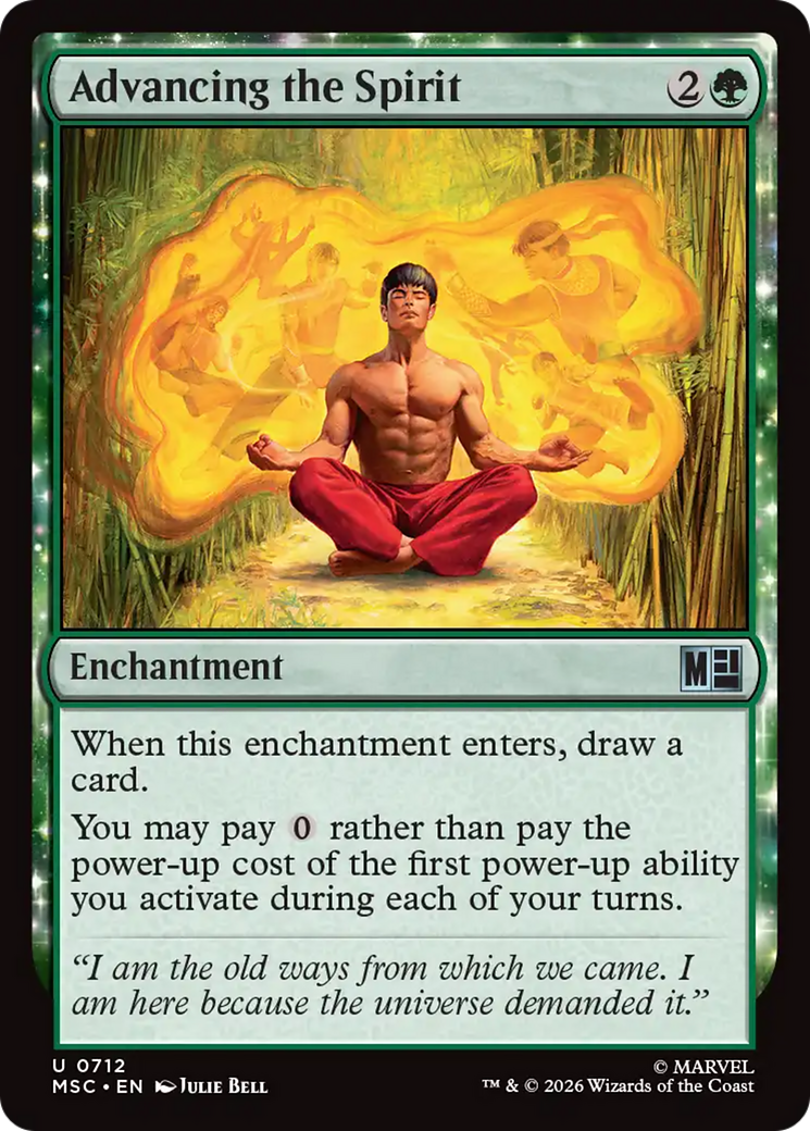 Advancing the Spirit [Marvel Super Heroes Commander] | Card Citadel