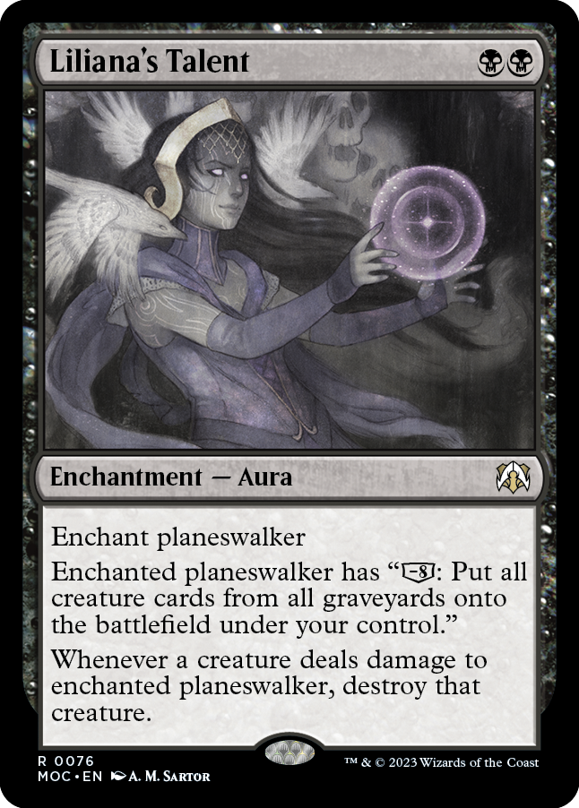 Liliana's Talent [March of the Machine Commander] | Card Citadel