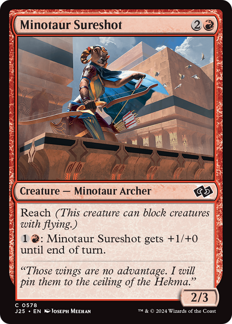 Minotaur Sureshot [Foundations Jumpstart] | Card Citadel