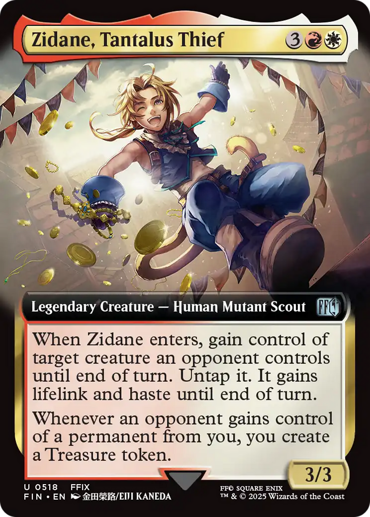 Zidane, Tantalus Thief (Extended Art) [FINAL FANTASY] | Card Citadel