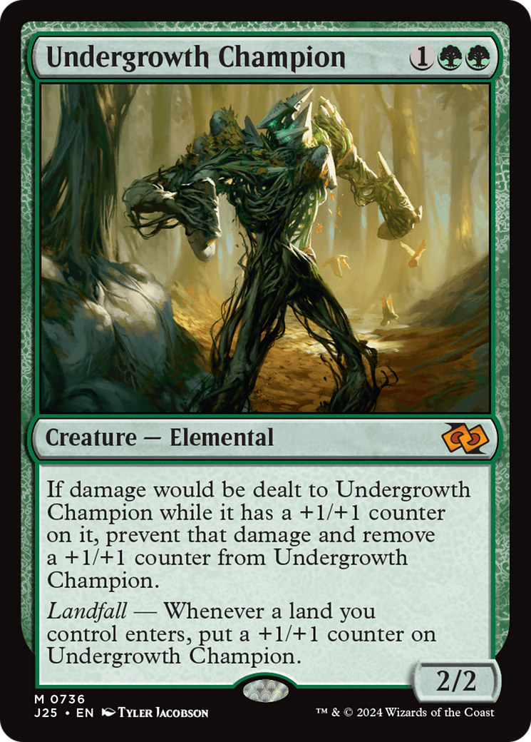 Undergrowth Champion [Foundations Jumpstart] | Card Citadel