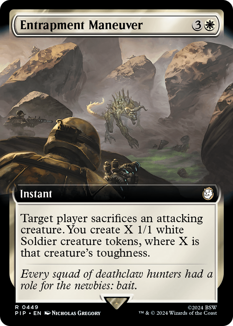 Entrapment Maneuver (Extended Art) [Fallout] | Card Citadel