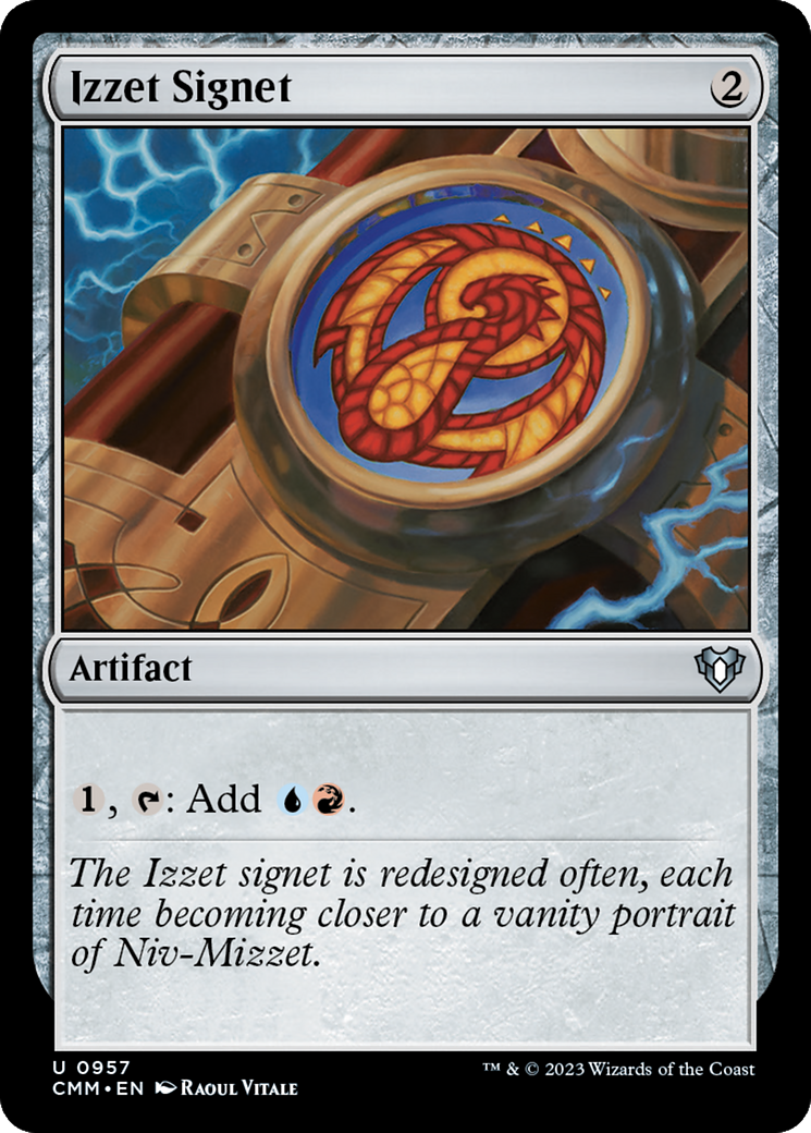 Izzet Signet [Commander Masters] | Card Citadel