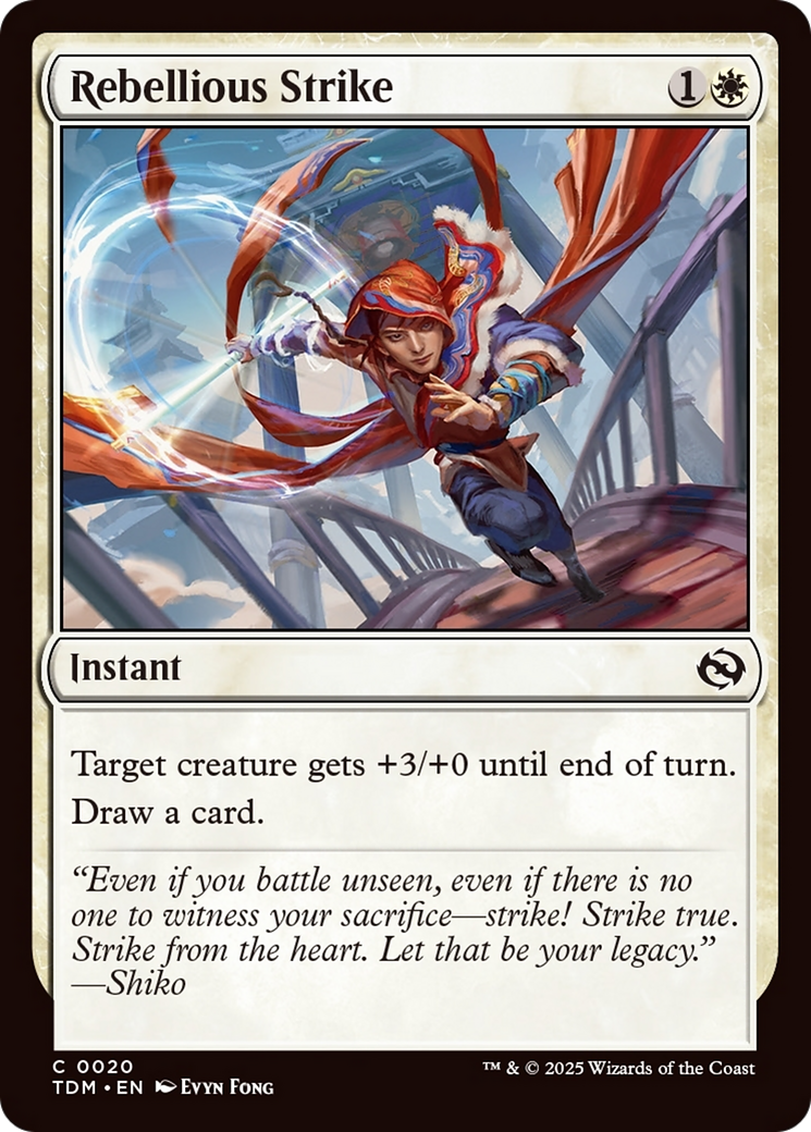 Rebellious Strike [Tarkir: Dragonstorm] | Card Citadel