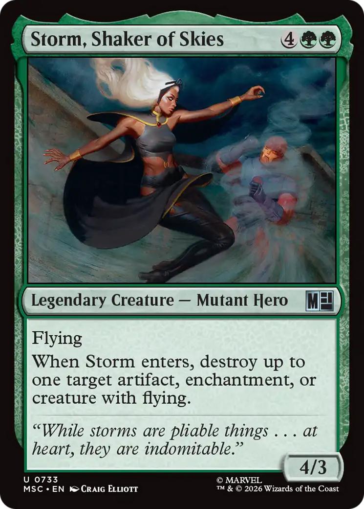 Storm, Shaker of Skies [Marvel Super Heroes Commander] | Card Citadel