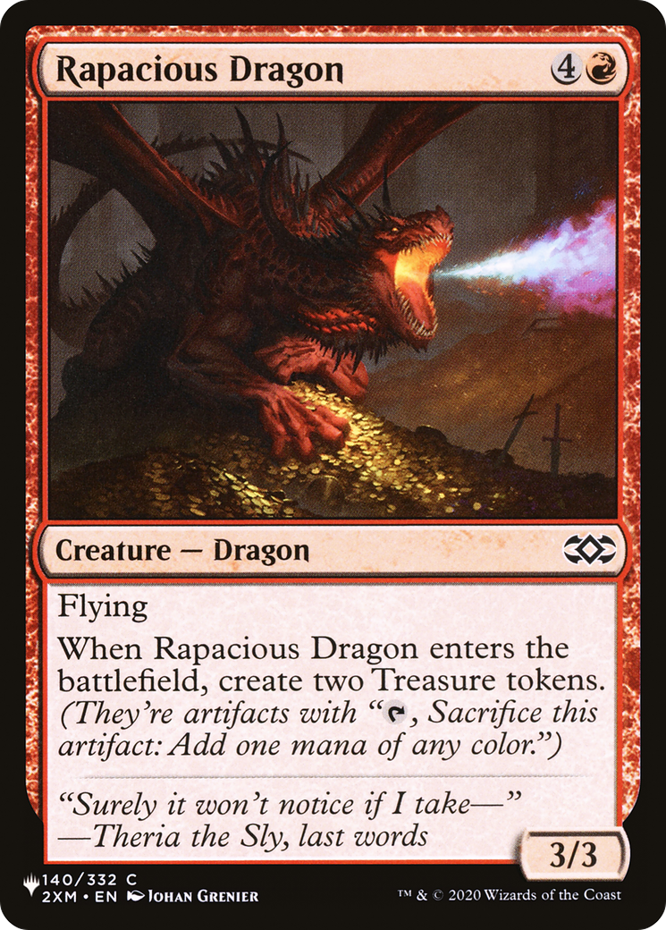 Rapacious Dragon [The List Reprints] | Card Citadel