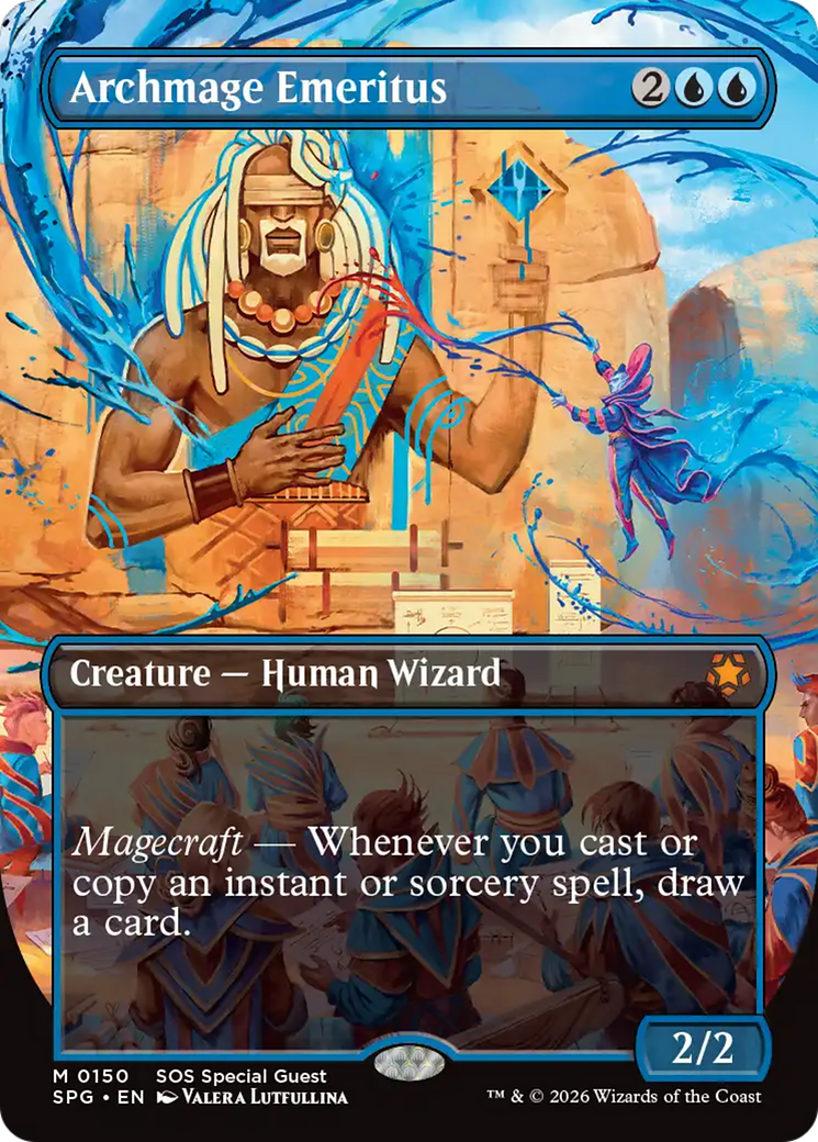 Archmage Emeritus (Borderless) [Secrets of Strixhaven Special Guests] | Card Citadel