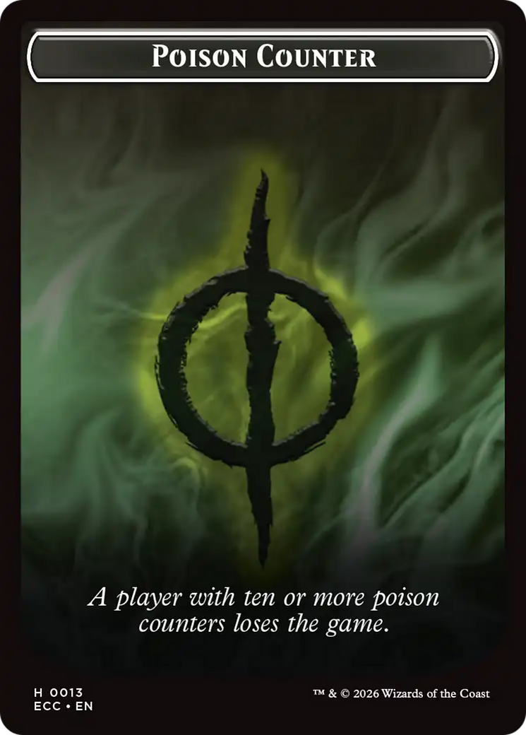 Saproling // Poison Counter Double-Sided Token [Lorwyn Eclipsed Tokens] | Card Citadel