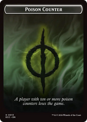 Saproling // Poison Counter Double-Sided Token [Lorwyn Eclipsed Tokens] | Card Citadel