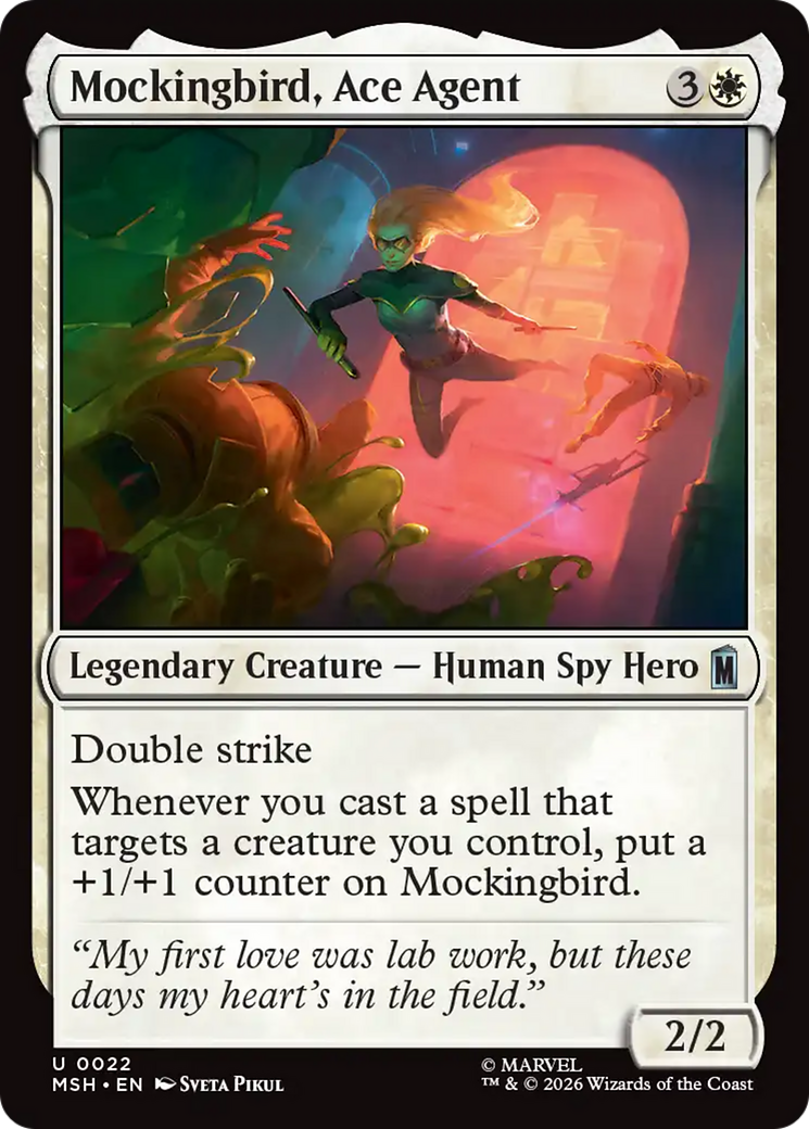 Mockingbird, Ace Agent [Marvel Super Heroes] | Card Citadel