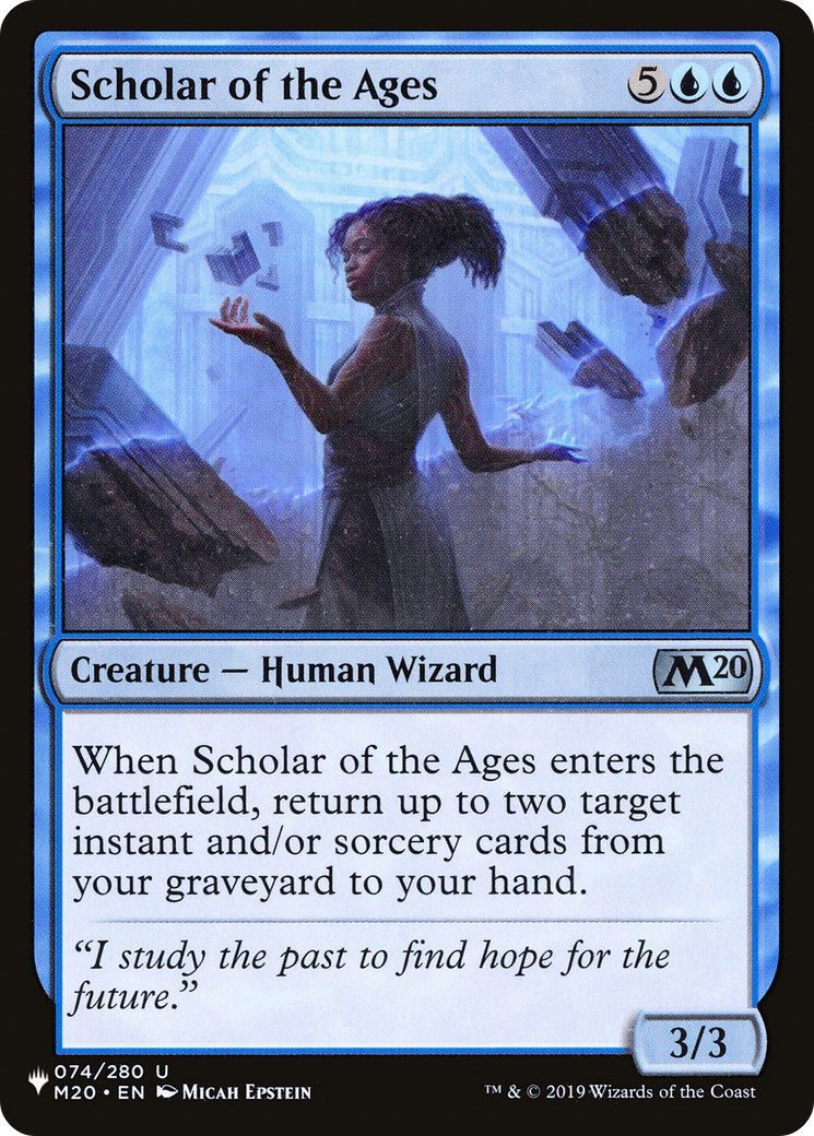 Scholar of the Ages [The List Reprints] | Card Citadel