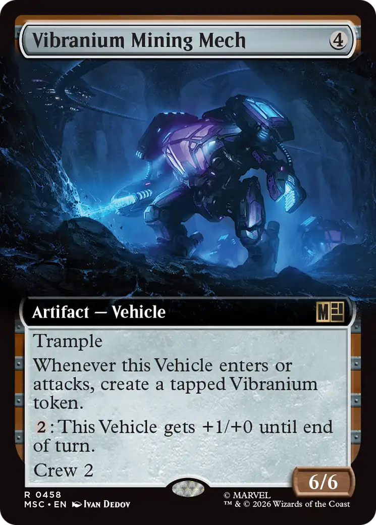 Vibranium Mining Mech (Extended Art) [Marvel Super Heroes Commander] | Card Citadel