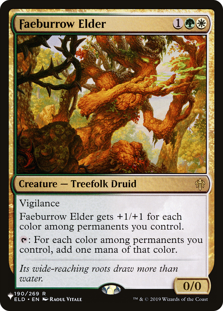 Faeburrow Elder [The List] | Card Citadel