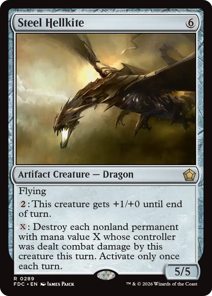 Steel Hellkite [Foundations Commander] | Card Citadel