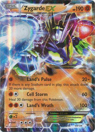 Zygarde EX (54/124) (Jumbo Card) [XY: Fates Collide] | Card Citadel