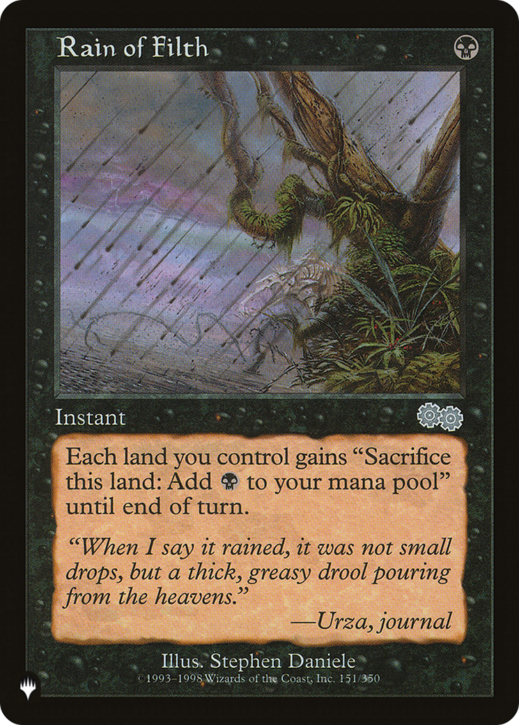 Rain of Filth [The List Reprints] | Card Citadel