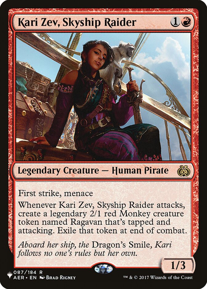 Kari Zev, Skyship Raider [The List] | Card Citadel