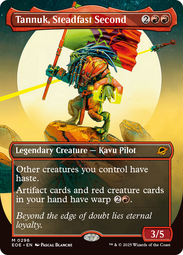 Tannuk, Steadfast Second (Borderless) [Edge of Eternities] | Card Citadel