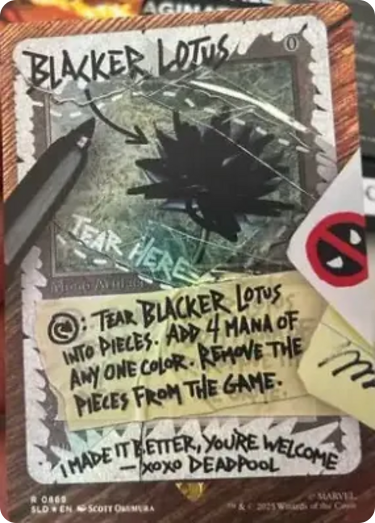 Blacker Lotus (Rainbow Foil) [Secret Lair Drop Series] | Card Citadel