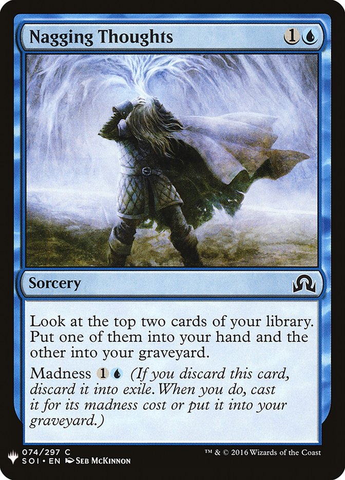 Nagging Thoughts [Mystery Booster] | Card Citadel