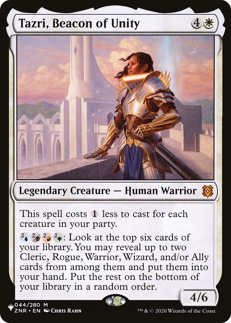Tazri, Beacon of Unity (ZNR) [The List] | Card Citadel