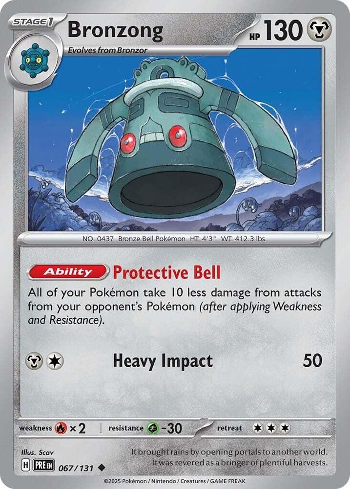 Bronzong (067/131) [Scarlet & Violet: Prismatic Evolutions] | Card Citadel