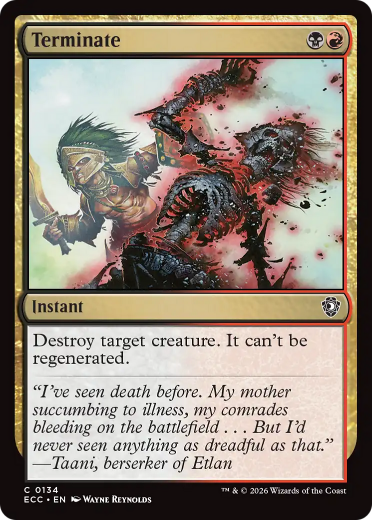 Terminate [Lorwyn Eclipsed Commander] | Card Citadel