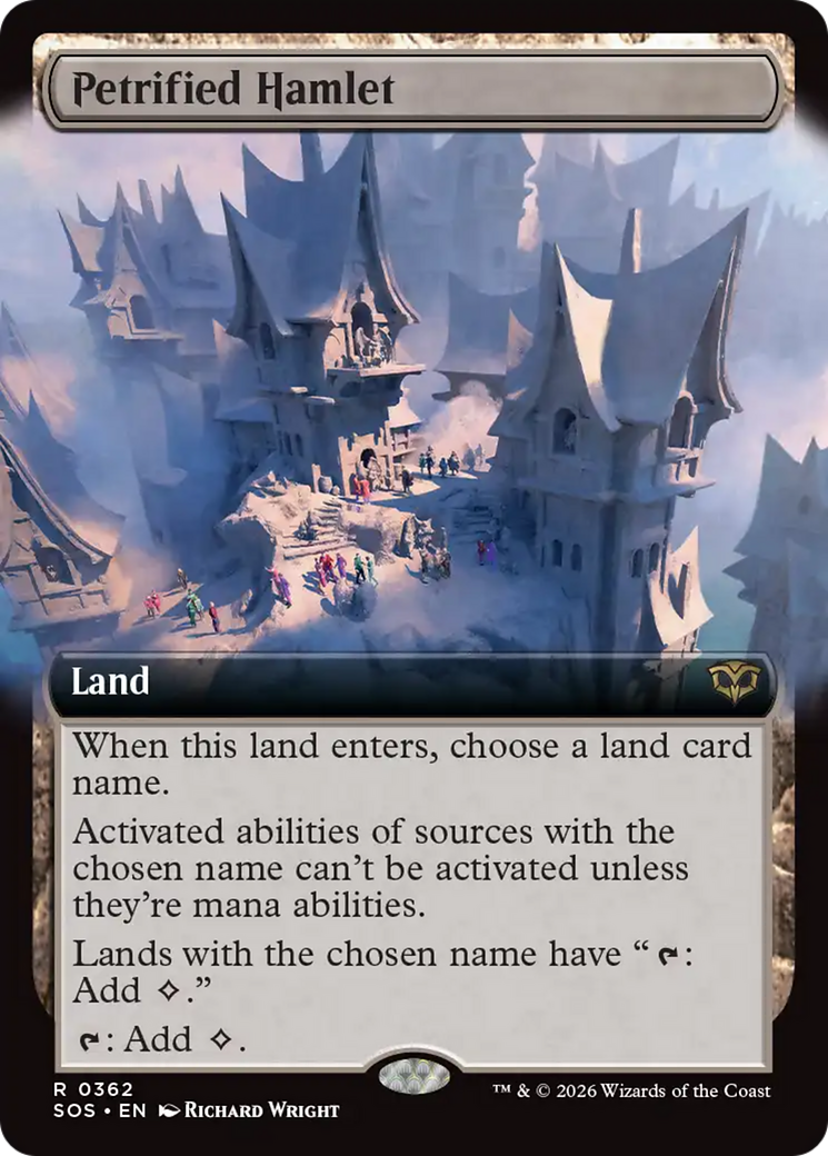 Petrified Hamlet (Extended Art) [Secrets of Strixhaven] | Card Citadel