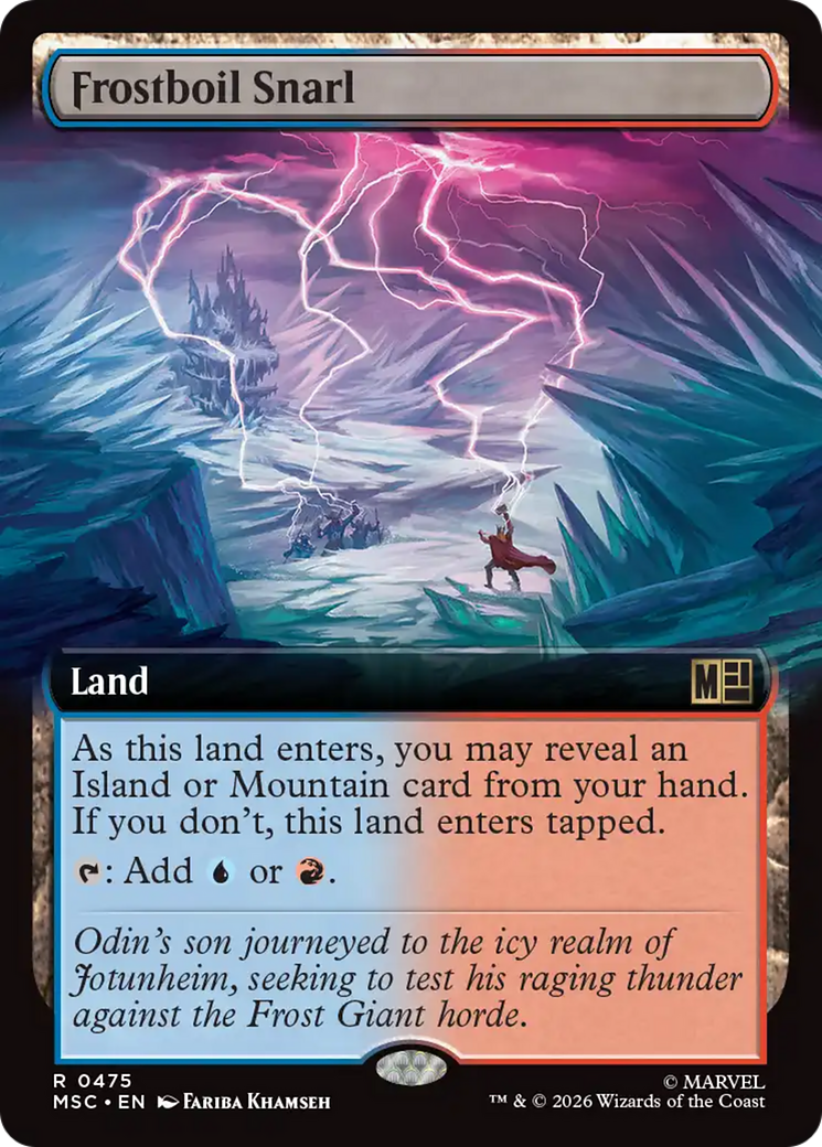 Frostboil Snarl (Extended Art) [Marvel Super Heroes Commander] | Card Citadel