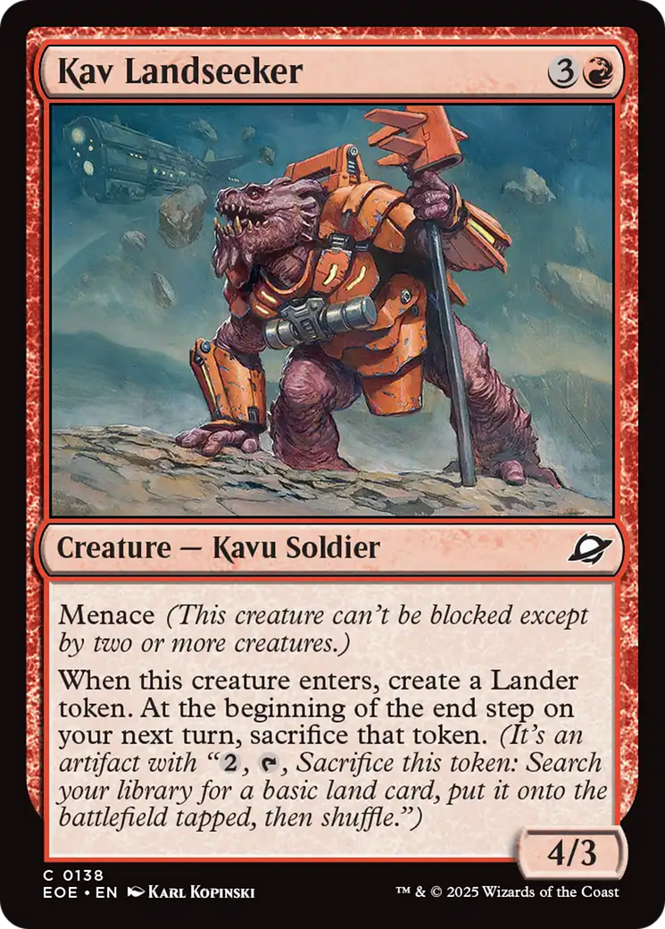Kav Landseeker [Edge of Eternities] | Card Citadel