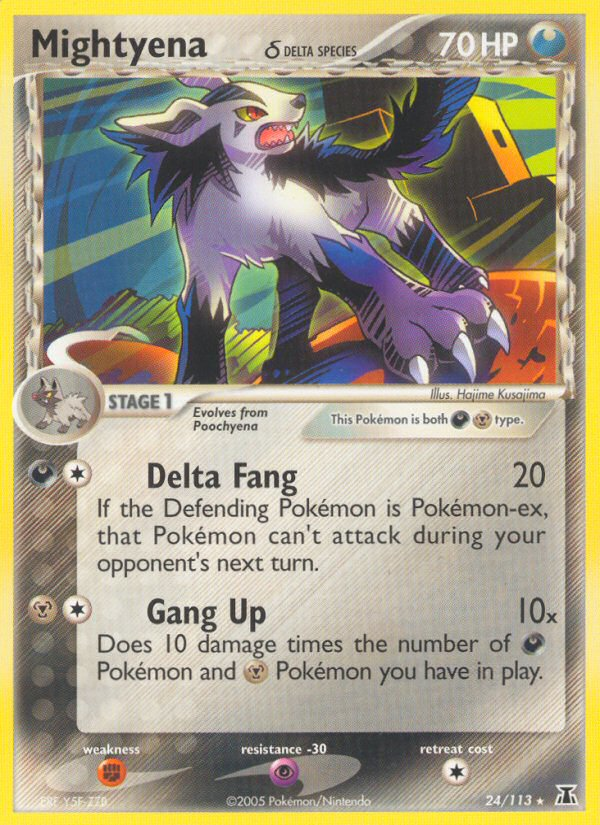 Mightyena (24/113) (Delta Species) [EX: Delta Species] | Card Citadel