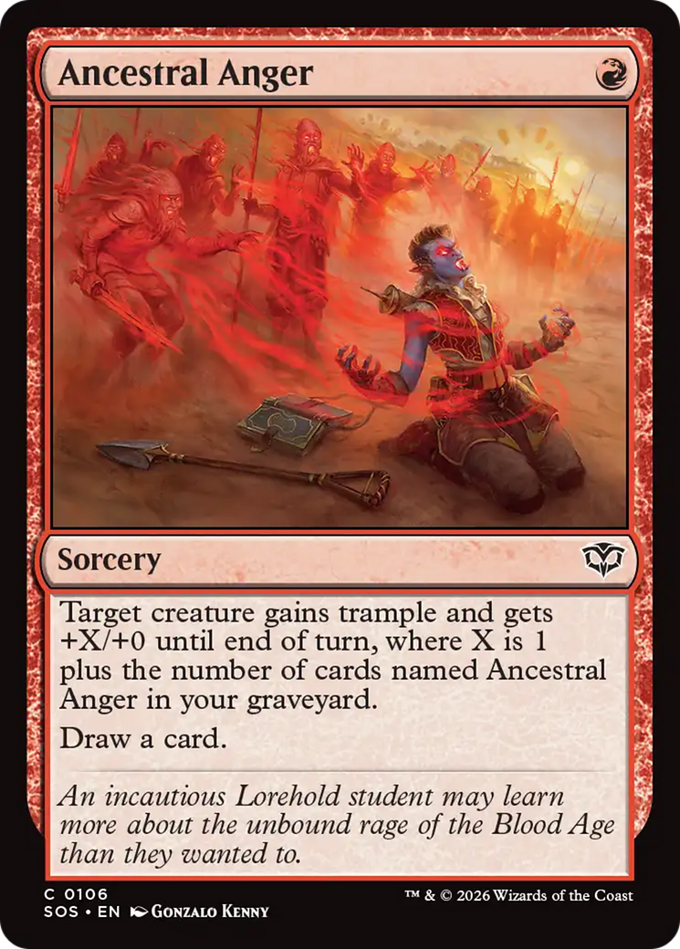 Ancestral Anger [Secrets of Strixhaven] | Card Citadel