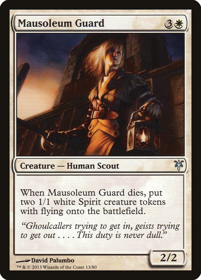 Mausoleum Guard [Duel Decks: Sorin vs. Tibalt] | Card Citadel