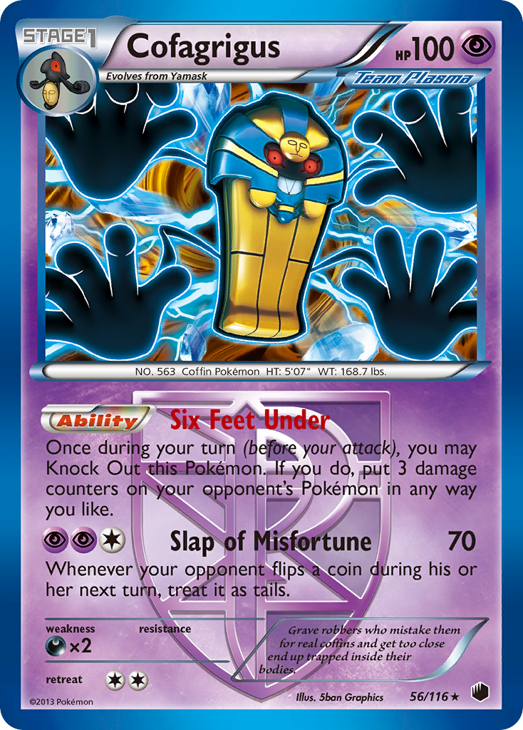 Cofagrigus (56/116) [Black & White: Plasma Freeze] | Card Citadel