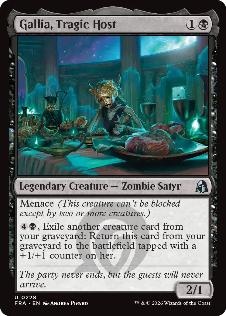 Gallia, Tragic Host [Reality Fracture] | Card Citadel