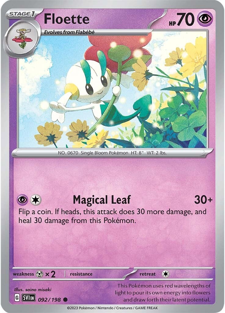 Floette (092/198) [Scarlet & Violet: Base Set] | Card Citadel