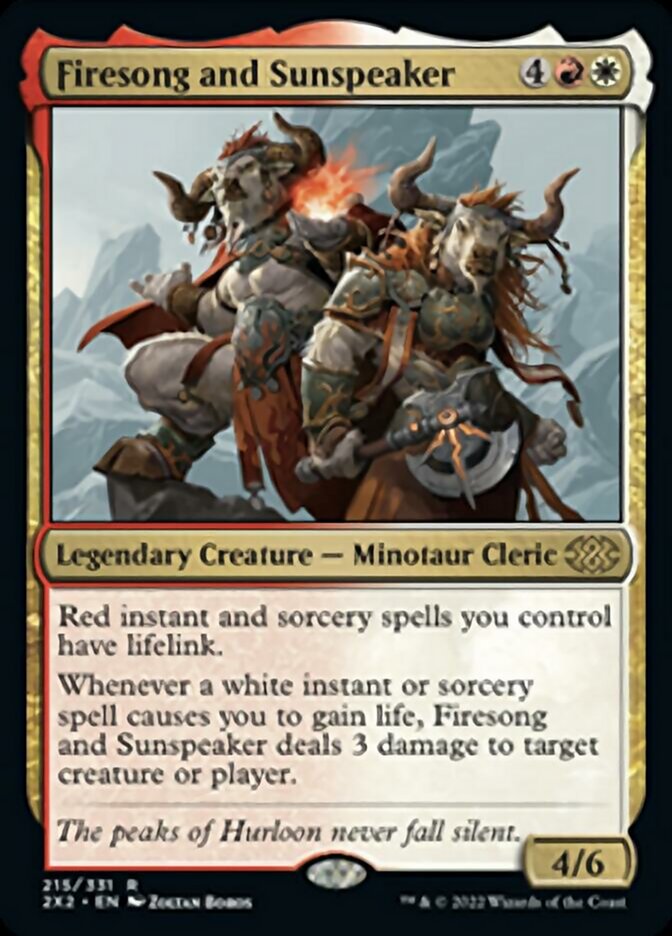 Firesong and Sunspeaker [Double Masters 2022] | Card Citadel