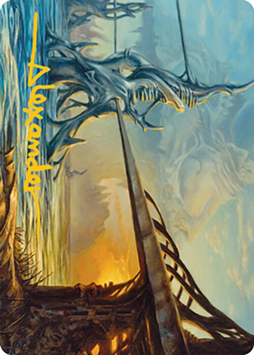 Razortide Bridge Art Card (Gold-Stamped Signature) [Modern Horizons 2 Art Series] | Card Citadel