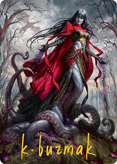 Geyadrone Dihada Art Card (54) (Gold-Stamped Signature) [Modern Horizons 2 Art Series] | Card Citadel