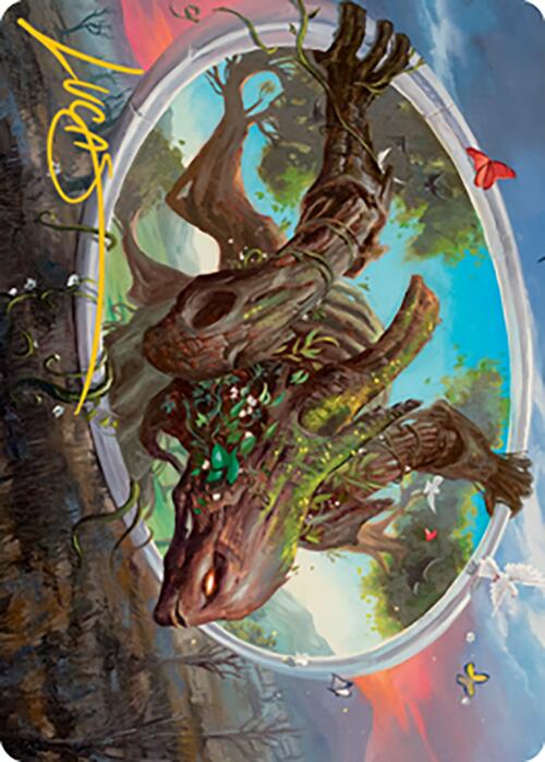 Gaea's Will Art Card (Gold-Stamped Signature) [Modern Horizons 2 Art Series] | Card Citadel