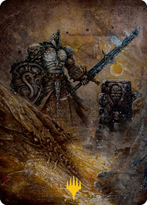 Dakkon, Shadow Slayer Art Card (48) (Gold-Stamped Signature) [Modern Horizons 2 Art Series] | Card Citadel