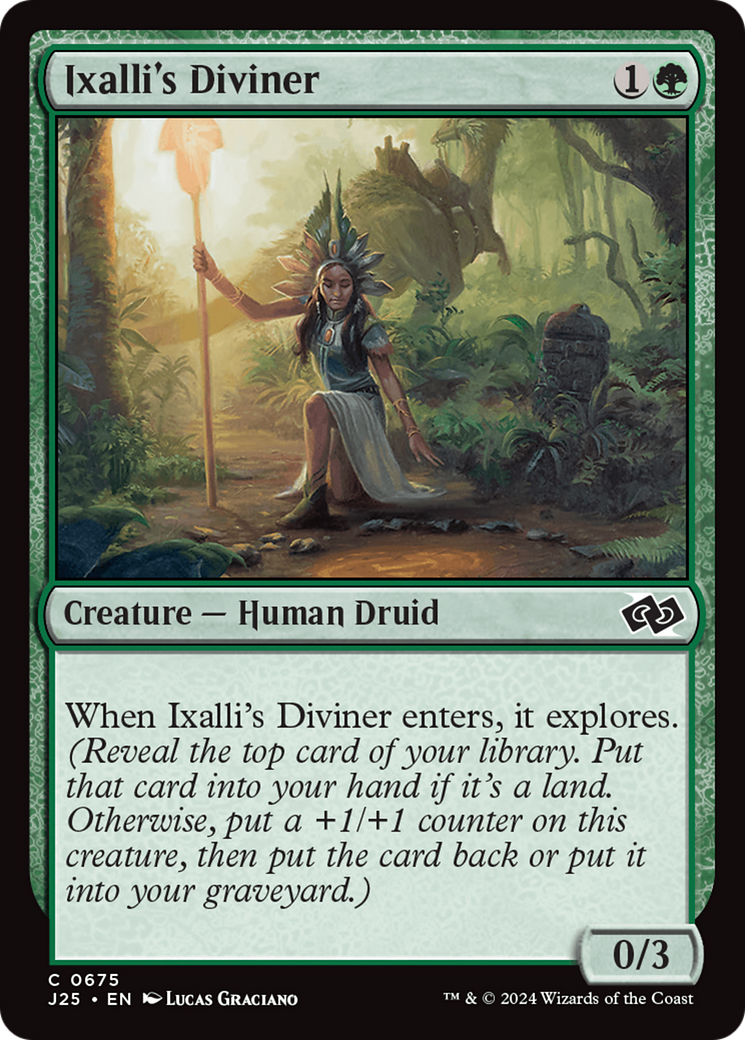 Ixalli's Diviner [Foundations Jumpstart] | Card Citadel