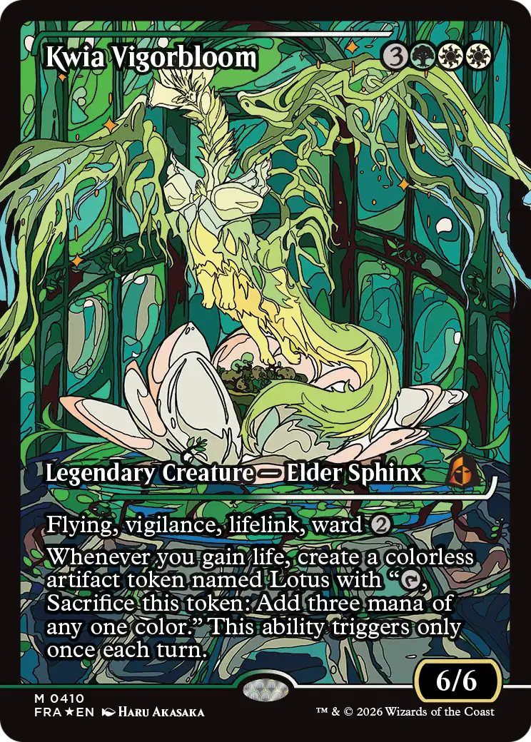 Kwia Vigorbloom (Showcase) (0410) [Reality Fracture] | Card Citadel