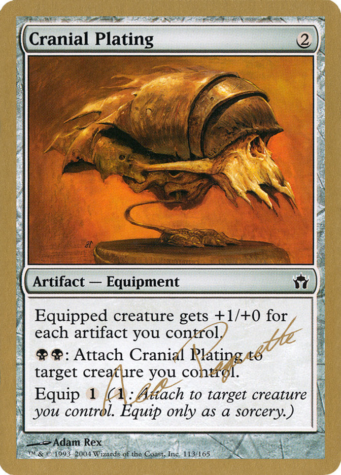 Cranial Plating (Aeo Paquette) [World Championship Decks 2004] | Card Citadel