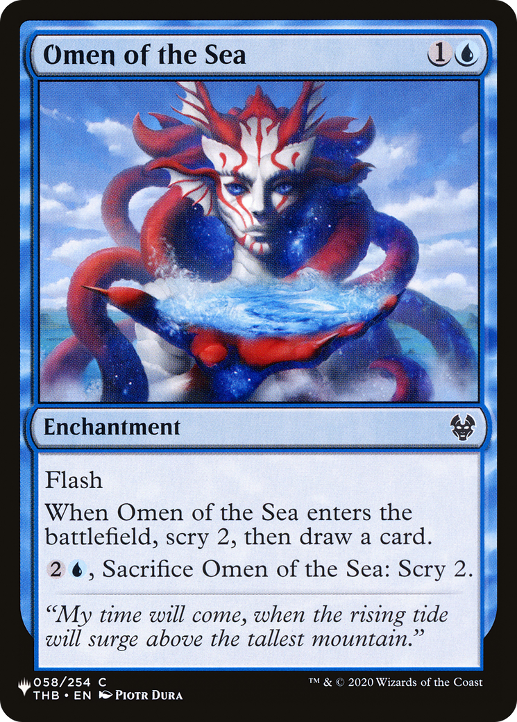 Omen of the Sea [The List Reprints] | Card Citadel