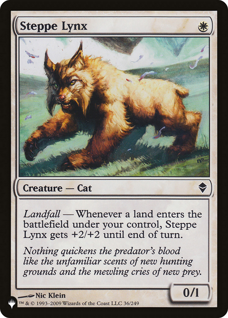 Steppe Lynx [The List Reprints] | Card Citadel