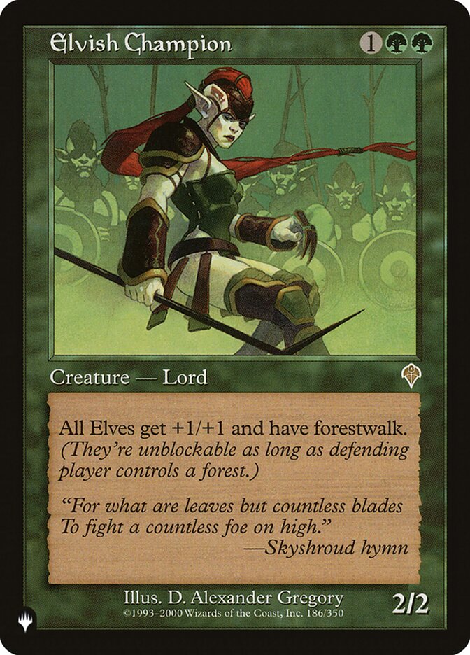 Elvish Champion [The List] | Card Citadel