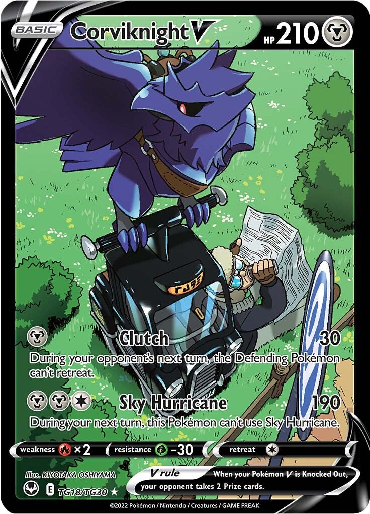 Corviknight V (TG18/TG30) [Sword & Shield: Silver Tempest] | Card Citadel