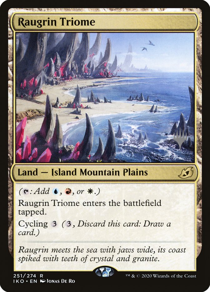 Raugrin Triome (Promo Pack) [Ikoria: Lair of Behemoths Promos] | Card Citadel